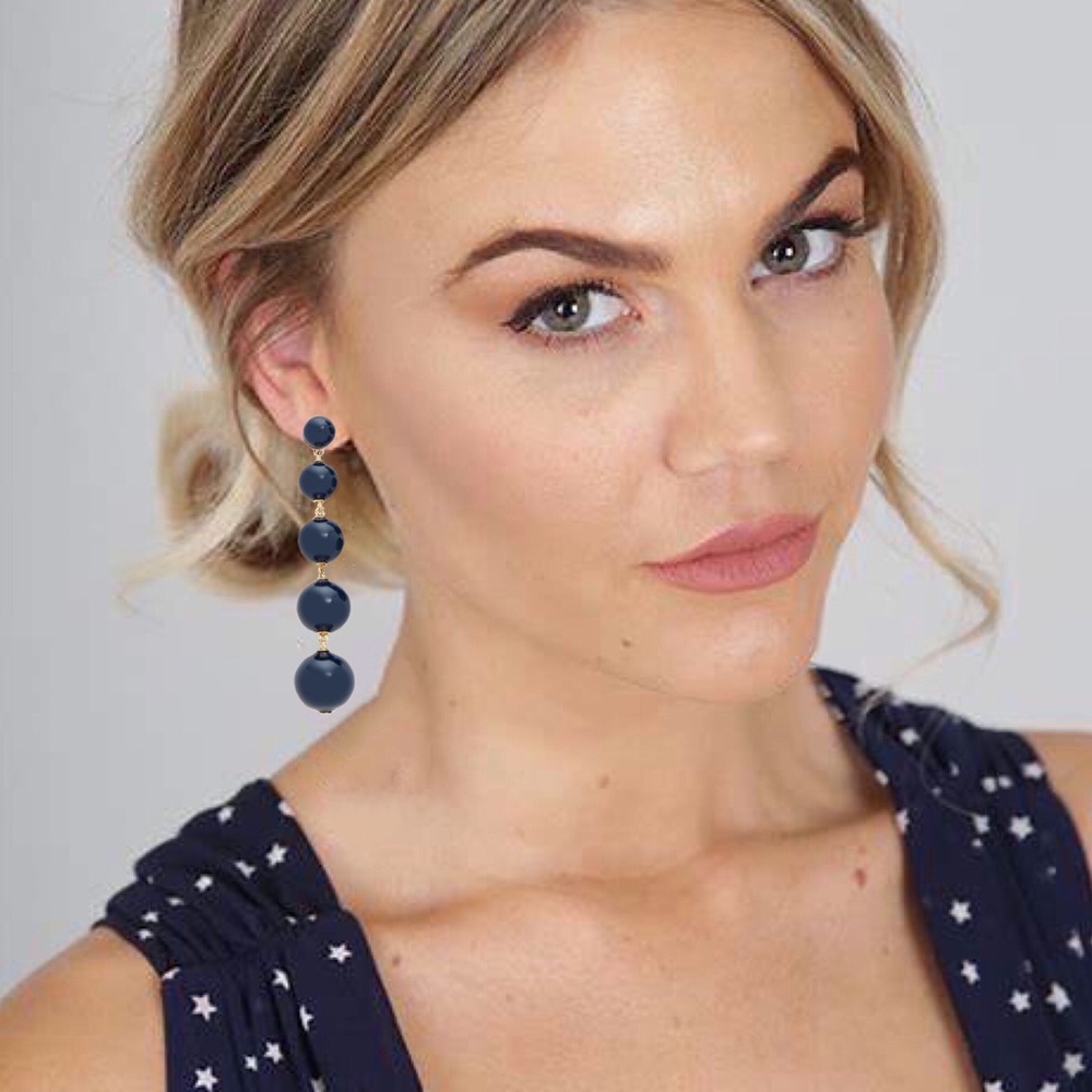 KATE SPADE • Golden Girl Bauble Drop Earrings - Picture 2 of 3